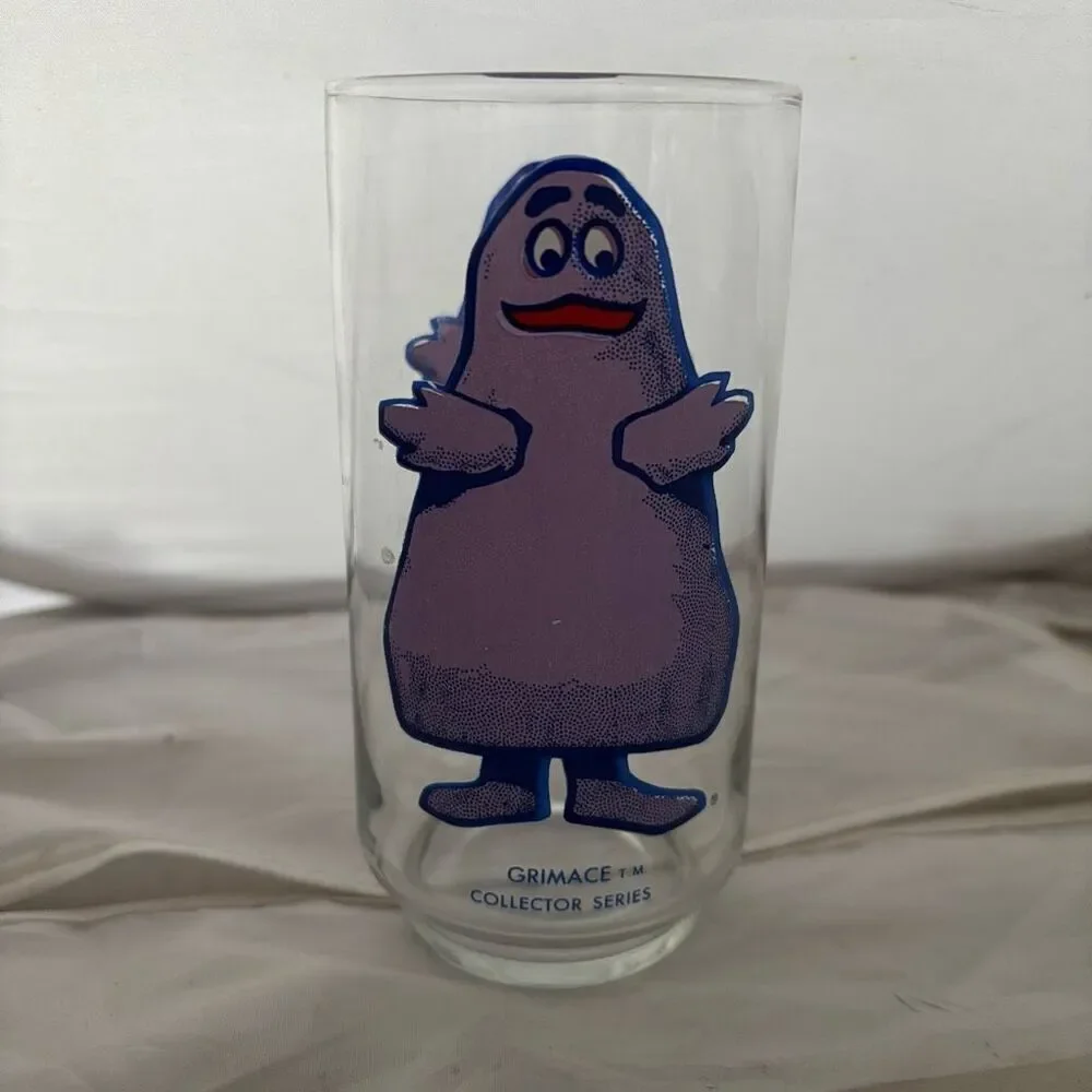 McDonald’s Vintage 1970’s Grimace Collector’s Series Glass